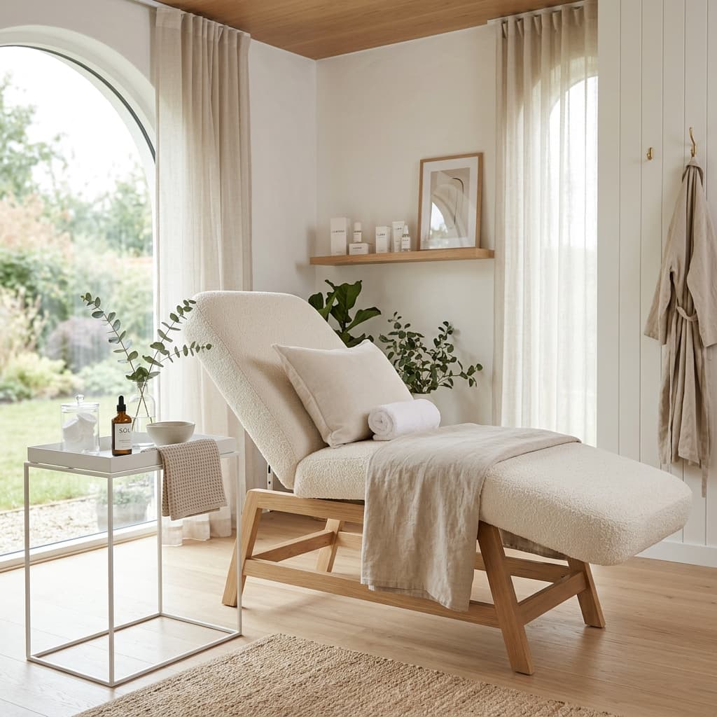 Clean and inviting treatment chair